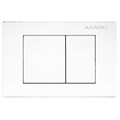 Кнопка смыва AZARIO NEW-TS механическая, двойной смыв, квадратные кнопки, ABS пластик, белый (AZ-ABS-001-W) AZ-ABS-001-W