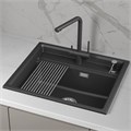 Кухонная мойка GRANULA кварц (6003i, ЧЁРНЫЙ) 6003i, ЧЁРНЫЙ