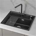 Кухонная мойка GRANULA кварц (6003i, ШВАРЦ) 6003i, ШВАРЦ