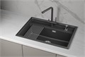 Кухонная мойка GRANULA кварц (7301i, ЧЁРНЫЙ) 7301i, ЧЁРНЫЙ