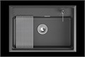 Кухонная мойка GRANULA кварц (7301i, ШВАРЦ) 7301i, ШВАРЦ