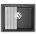 Кухонная мойка GRANULA кварц (5501iU, ЧЁРНЫЙ) 5501iU, ЧЁРНЫЙ