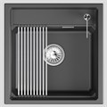 Кухонная мойка GRANULA кварц (5002i, ШВАРЦ) 5002i, ШВАРЦ