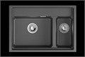 Кухонная мойка GRANULA кварц (7302i, ЧЁРНЫЙ) 7302i, ЧЁРНЫЙ