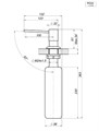 Дозатор для кухонной мойки GRANULA (22PD, НЕРЖ) 22PD, НЕРЖ
