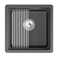 Кухонная мойка GRANULA кварц (4501iU, ШВАРЦ) 4501iU, ШВАРЦ