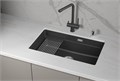 Кухонная мойка GRANULA кварц (7303iU, ЧЁРНЫЙ) 7303iU, ЧЁРНЫЙ