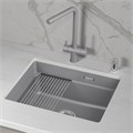 Кухонная мойка GRANULA кварц (5501iU, АЛЮМИНИУМ) 5501iU, АЛЮМИНИУМ