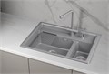 Кухонная мойка GRANULA кварц (7302i, АЛЮМИНИУМ) 7302i, АЛЮМИНИУМ