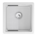 Кухонная мойка GRANULA кварц (4501iU, АРКТИК) 4501iU, АРКТИК