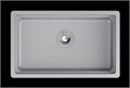 Кухонная мойка GRANULA кварц (7303iU, АЛЮМИНИУМ) 7303iU, АЛЮМИНИУМ