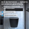 Унитаз ABBER Bequem AC1100MB подвесной черный матовый, безободковый AC1100MB
