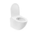 Унитаз ABBER Bequem AC1100TMW подвесной белый матовый, безободковый, смыв торнадо AC1100TMW