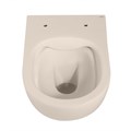 Унитаз ABBER Bequem AC1101MBE подвесной светло-бежевый матовый, безободковый AC1101MBE