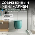 Унитаз ABBER Bequem AC1101MBG подвесной темно-зеленый матовый, безободковый AC1101MBG
