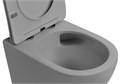Унитаз ABBER Bequem AC1101TMG подвесной серый матовый, безободковый, смыв торнадо AC1101TMG
