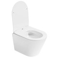 Унитаз ABBER Bequem AC1102T подвесной белый, безободковый, смыв торнадо AC1102T