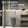 Унитаз ABBER Bequem AC1102TMG подвесной серый матовый, безободковый, смыв торнадо AC1102TMG