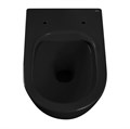 Унитаз ABBER Bequem AC1103MB подвесной черный матовый, безободковый AC1103MB