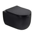 Унитаз ABBER Bequem AC1104TMB подвесной черный матовый, безободковый, смыв торнадо AC1104TMB