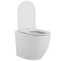 Унитаз ABBER Bequem AC1111T приставной белый, безободковый, смыв торнадо AC1111T