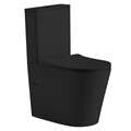 Унитаз ABBER Bequem AC1112TMB компакт черный матовый, безободковый, смыв торнадо AC1112TMB