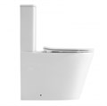 Унитаз ABBER Bequem AC1112TMW компакт белый матовый, безободковый, смыв торнадо AC1112TMW