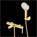 Смеситель для ванны с душем DQ Bonn короткий излив мат.золото (DA1703207) DA1703207