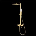 Душевая система со смесителем DQ Dortmund мат.золото (DA1713707) DA1713707
