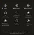 Смеситель для ванны с душем DQ Frankfurt короткий излив хром (DA1733201) DA1733201