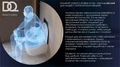 Унитаз подвесной безободковый (торнадо) DQ Grimm 560*390*395мм, сиденье микролифт, белый (DT1386516) DT1386516