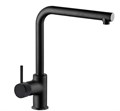 Смеситель для кухни AZARIO EVANS поворотный излив, керамический картридж, черный матовый (AZ-152944324) AZ-152944324