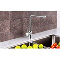 Смеситель для кухни AZARIO EVANS поворотный излив, керамический картридж, хром (AZ-15294441) AZ-15294441