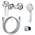 Смеситель для душа AZARIO SINTRA с ручным душем, керамический картридж, хром (AZ-WKF33361C) AZ-WKF33361C