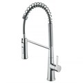 Смеситель для кухонной мойки Azario SPRING выдвижной излив, керамический картридж, хром (AZ-VGT569183C) AZ-VGT569183C