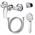 Смеситель для душа AZARIO TAVIRA с ручным душем, керамический картридж, хром (AZ-WKE33361C) AZ-WKE33361C