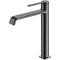 Смеситель для раковины-чаши Azario VINCENTE высокий, керамический картридж, без донного клапана, графит (AZ-VPV168R26AJ) AZ-VPV168R26AJ