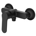 Смеситель для душа Azario ELVIS с ручным душем, керамический картридж, черный матовый (AZ-WWK338155PA) AZ-WWK338155PA