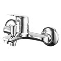 Смеситель для ванны и душа Azario с ручным душем, керамический картридж, хром (AZ-HU245906) AZ-HU245906