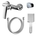 Смеситель для душа Azario REULEAUX с ручным душем, керамический картридж, хром (AZ-VWF338296C) AZ-VWF338296C