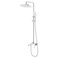 Lursy Душевая система с квадратным тропическим душем, хром AZ-K2349