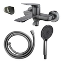 Ларси - Смеситель для ванны с ручным душем, серый графит AZ-K3049GR AZ-K3049GR
