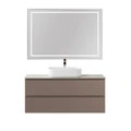 Тумба со столешницей подвесная BelBagno KRAFT 120 Бежевый матовый, столешница KEP-120-CEM 1421323150
