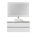 Тумба со столешницей подвесная BelBagno KRAFT 120 Bianco Opaco, столешница KEP-120-CEM 1085514995