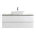 Тумба со столешницей подвесная BelBagno KRAFT 120 Bianco Opaco, столешница KEP-120-CEM 1085514995
