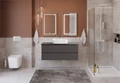 Тумба со столешницей подвесная BelBagno KRAFT 120 Темно-Серый Матовый, столешница KEP-120-MNO 814339153
