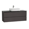 Тумба со столешницей подвесная BelBagno KRAFT 120 Темно-Серый Матовый, столешница KEP-120-MNO 814339153