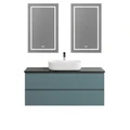 Тумба со столешницей подвесная BelBagno KRAFT 120 Голубой Матовый, столешница KEP-120-MNO 1238722052