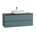 Тумба со столешницей подвесная BelBagno KRAFT 120 Голубой Матовый, столешница KEP-120-MNO 1238722052