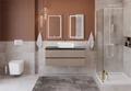 Тумба со столешницей подвесная BelBagno KRAFT 120 Бежевый матовый, столешница KEP-120-MNO 1556127251